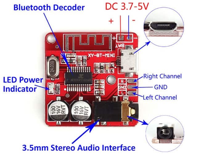 Audio bluetooth modul